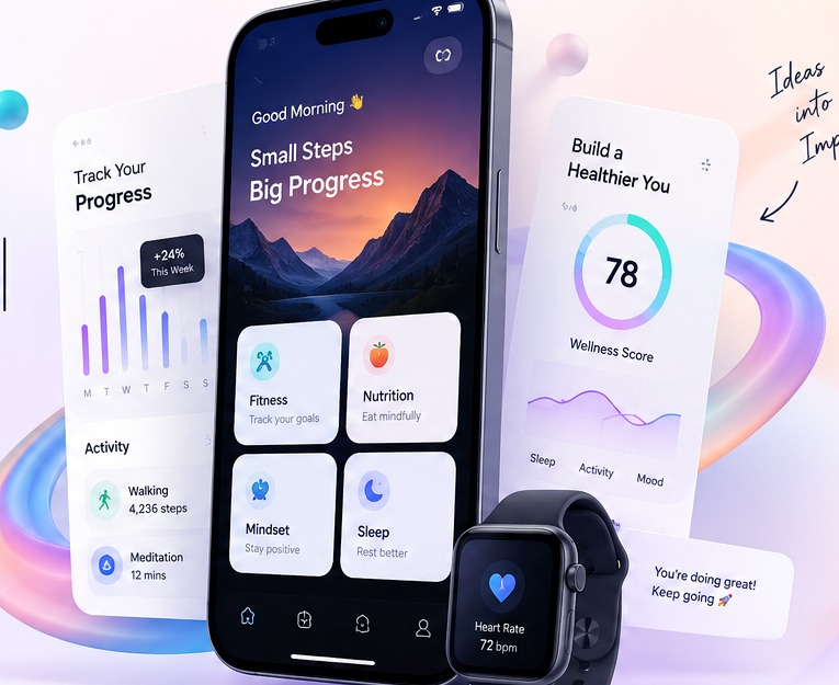 Premium UI UX and engineering composition